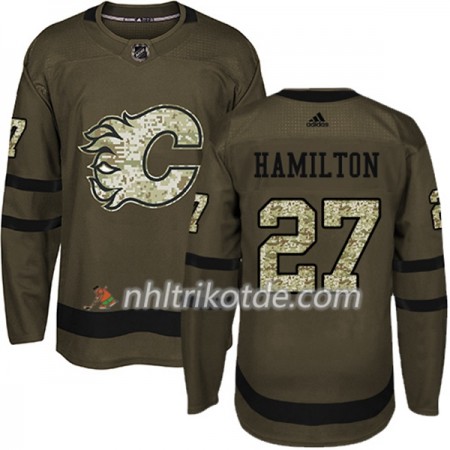 Calgary Flames Trikot Dougie Hamilton 27 Adidas 2017-2018 Camo Grün Authentic - Herren